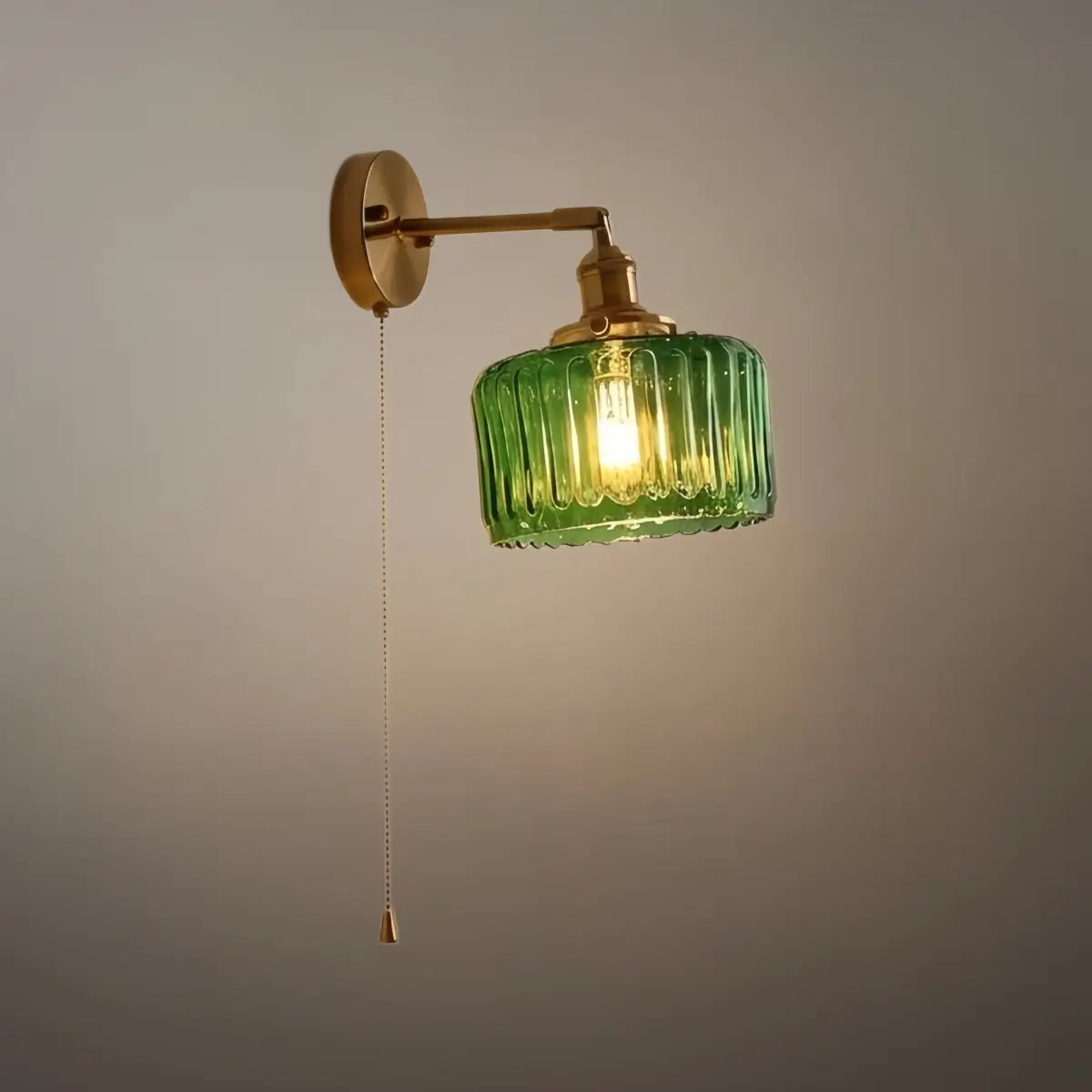 Vetro Vintage Brass Wall Lamp